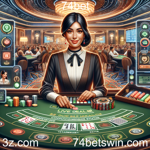 Descubra a Categoria de Dealer Ao Vivo no 74bet